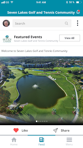 Android application Seven Lakes Golf and Tennis screenshort