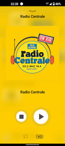 Radio Centrale Screen 2