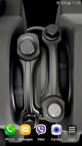 Motorcycle Engine Video LWP Screen 2