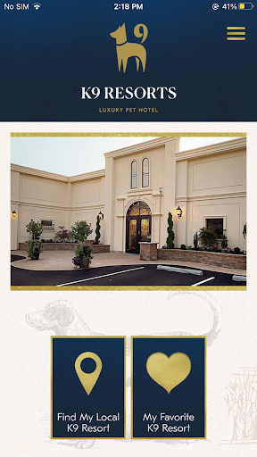 Android application K9 Resorts screenshort