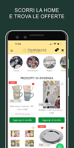 Android application CasaMagica.it screenshort