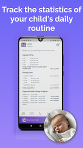 Screenshot 4 Baby Sleep Tracker - Midmoon android