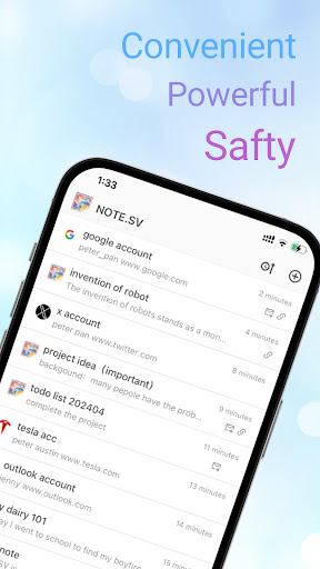 NOTE.SV Screen 2