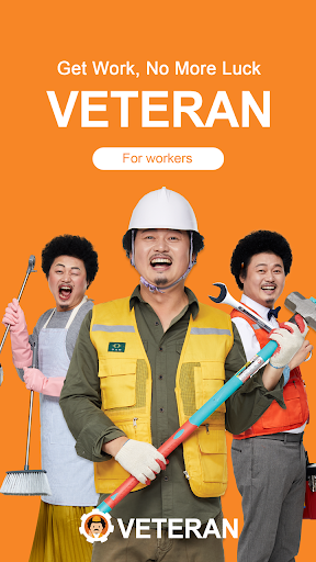Android application Veteran for workers screenshort