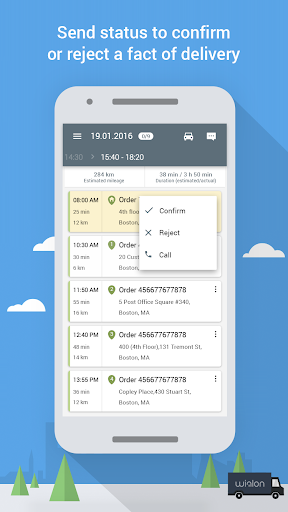 Screenshot of Logistics Mobile