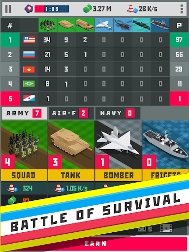 World war idle clicker