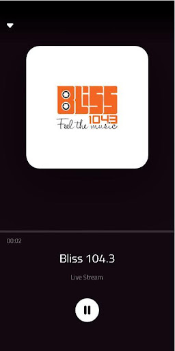 Bliss 104.3 Screen 3