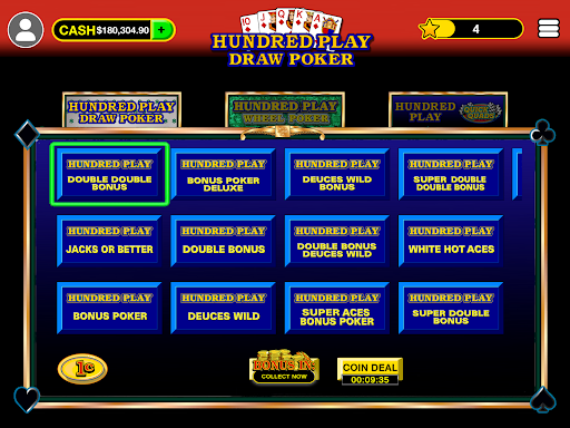 Hundred Play Draw Video Poker 8