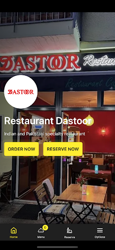 Android application Restaurant Dastoor screenshort