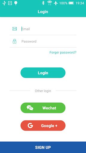 Android application Cmate screenshort