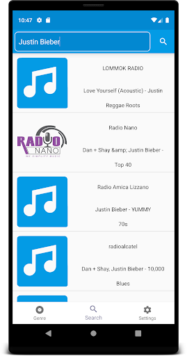 Radio Streamer - Internet Radi Screen 3