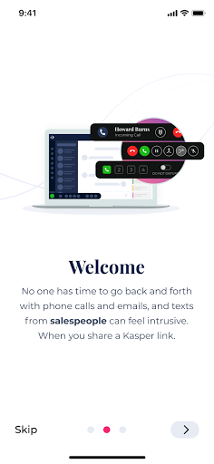 Android application Kasper screenshort