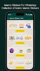 Islamic Stickers WAsticker app