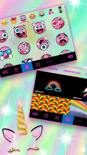 Watercolor Unicorn Keyboard Th Screenshot 4 - AppWisp.com