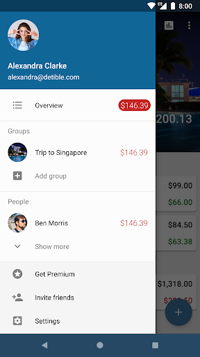 Detible - Shared Bills and Gro Screen 3