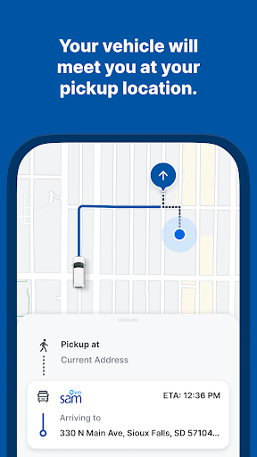 Screenshot of SAM Transit