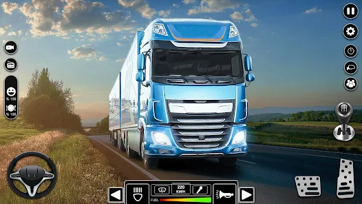 Cargo Truck Transport Driving