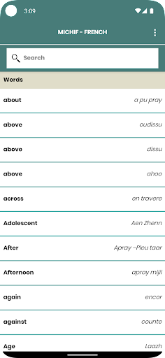 Learn Michif French Screen 2