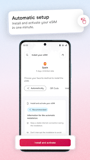 Screenshot of Holafly eSIM Prepaid Card