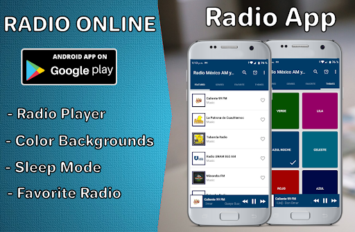 Android application Radio Mexico AM FM Online screenshort