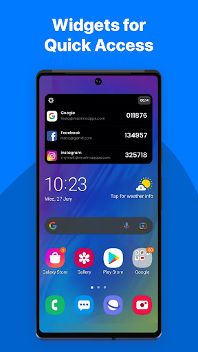 Screenshot of Authenticator App