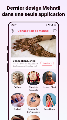 Aperçu de l'application