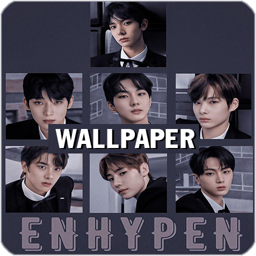 Kpop Idol: ENHYPEN Wallpaper logo