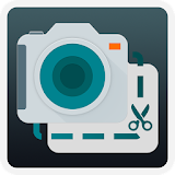 Photo cutter and paste icon