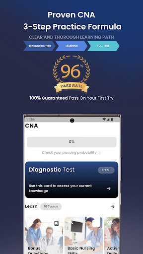 Android application CNA Practice Test 2024 screenshort
