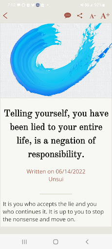 Android application I am Like Water screenshort