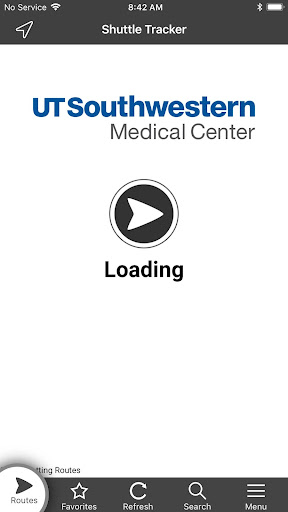Android application UTSW Shuttle screenshort