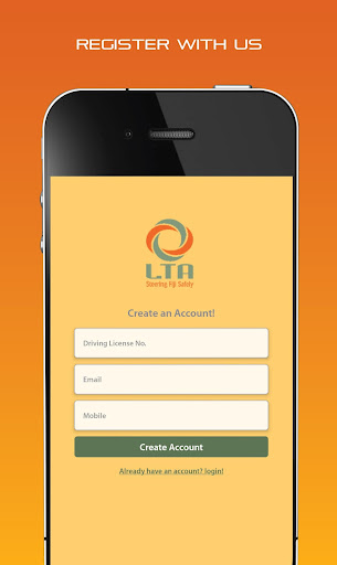 Android application LTA FIJI screenshort