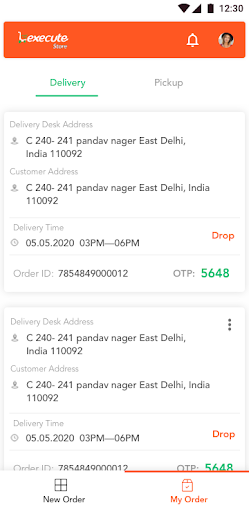 Lexecute Logistics Screen 3