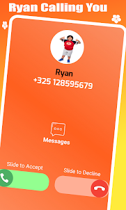 Ryan's worlds Fake call Video
