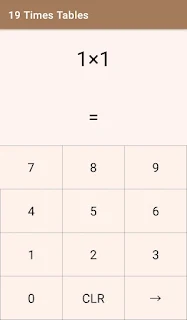 19 Times Tables