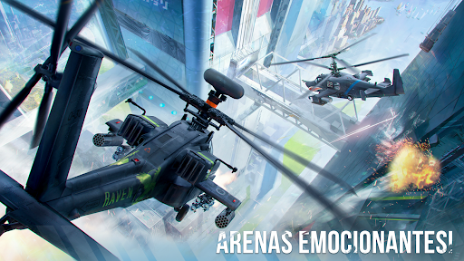 Modern War Choppers: shooter Captura de Tela do Aplicativo Android 4