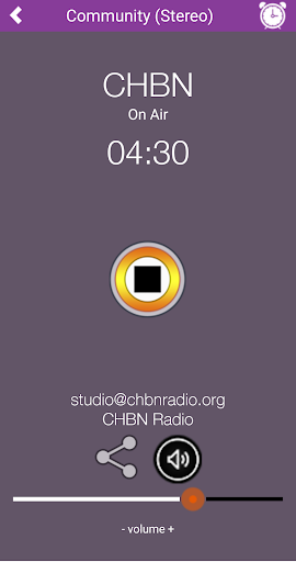 CHBN Radio Screen 3