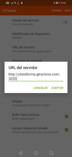 GTracker Screen 2