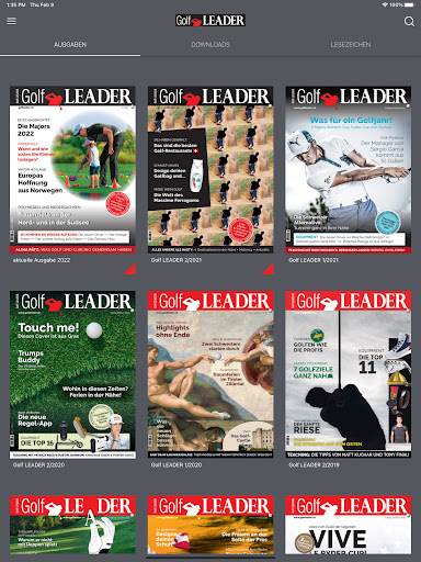 Android application Golf LEADER screenshort