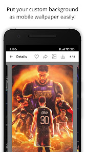 Screenshot 2 NBA Wallpapers Basketball 2022 android