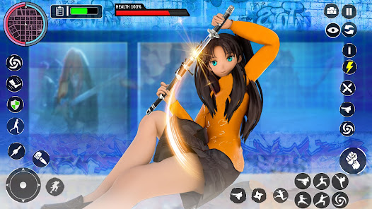 Anime High School Girl Fighter 1.0 APK + Mod (Free purchase) for Android