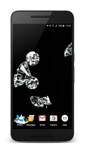 Android application Diamonds Video Live Wallpaper screenshort