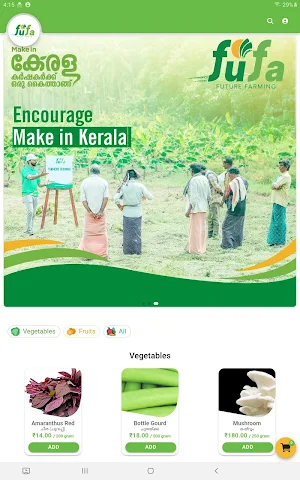 FUFA | Kerala Made Fruits & Vegetables Delivery screenshot 2