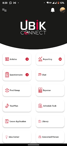 Ubik Connect Screen 3