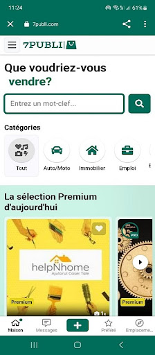 Android application 7Publi screenshort