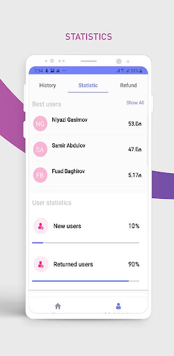 Android application Payonix Merchant screenshort