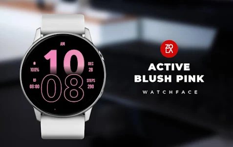 Active Blush Pink Watch Face