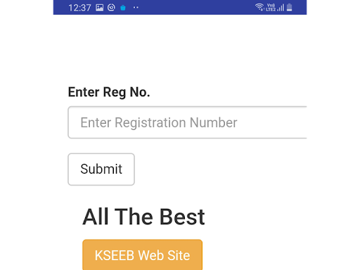 Android application 10th Class Results 2020 screenshort