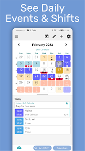 My Shift Planner - Calendar Screenshot