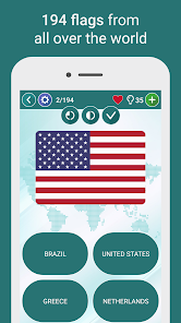 Geography Quiz - World Flags 1.5.62 APK + Mod (Unlimited money) for Android